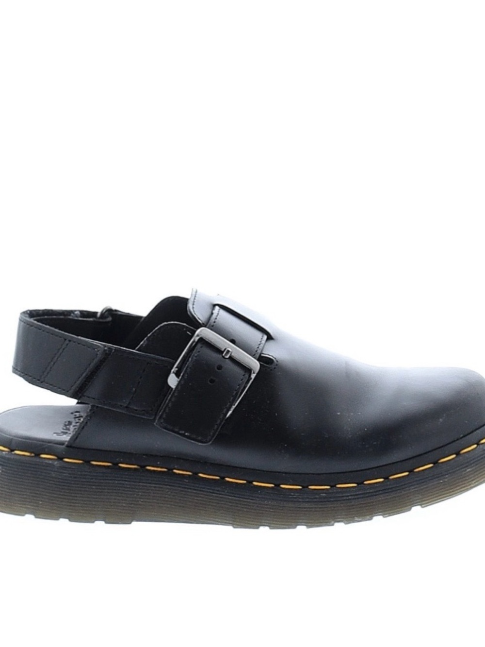 Dr. Martens Black Leather Slingback Mule